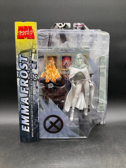 Emma Frost White Queen (Clear Variant) Diamond Select Marvel Select Figure 2005
