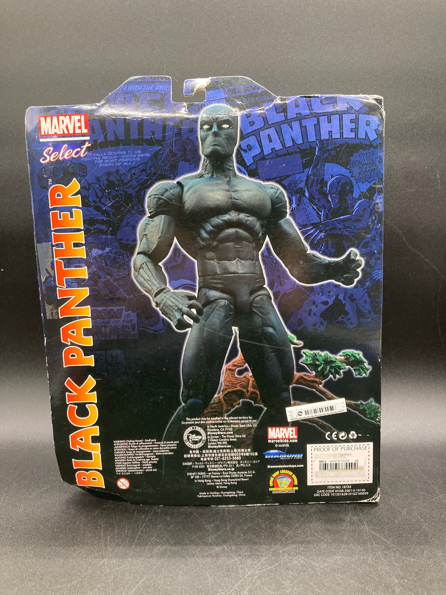 Black Panther Diamond Select Marvel Select Disney Store Exclusive Figure 2014