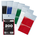 PRO-Matte Standard Deck Protector Sleeves Bundle (200ct)