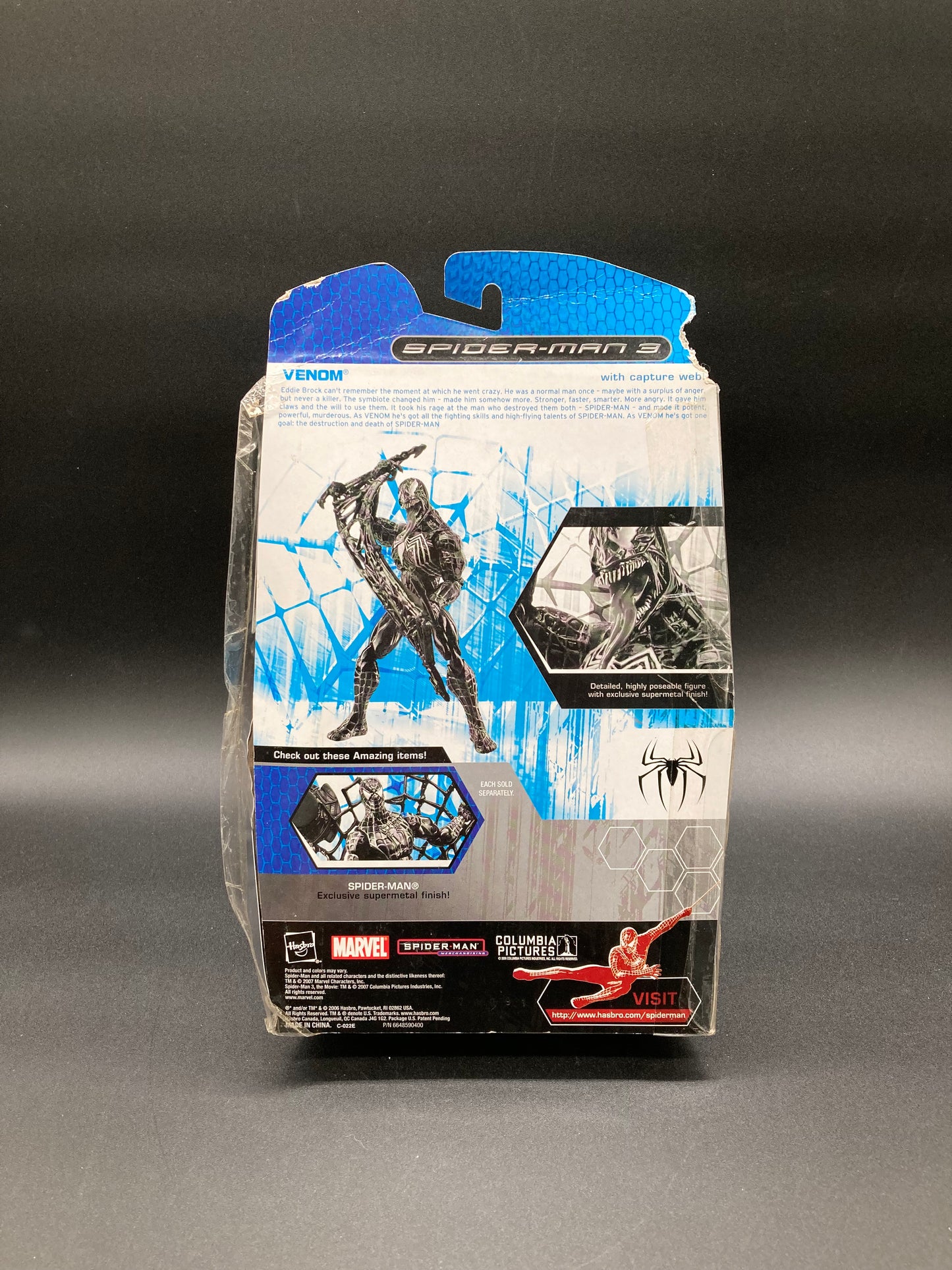 Venom Hasbro Exclusive “Super Metal Finish” Spider-Man 3 Figure 2007