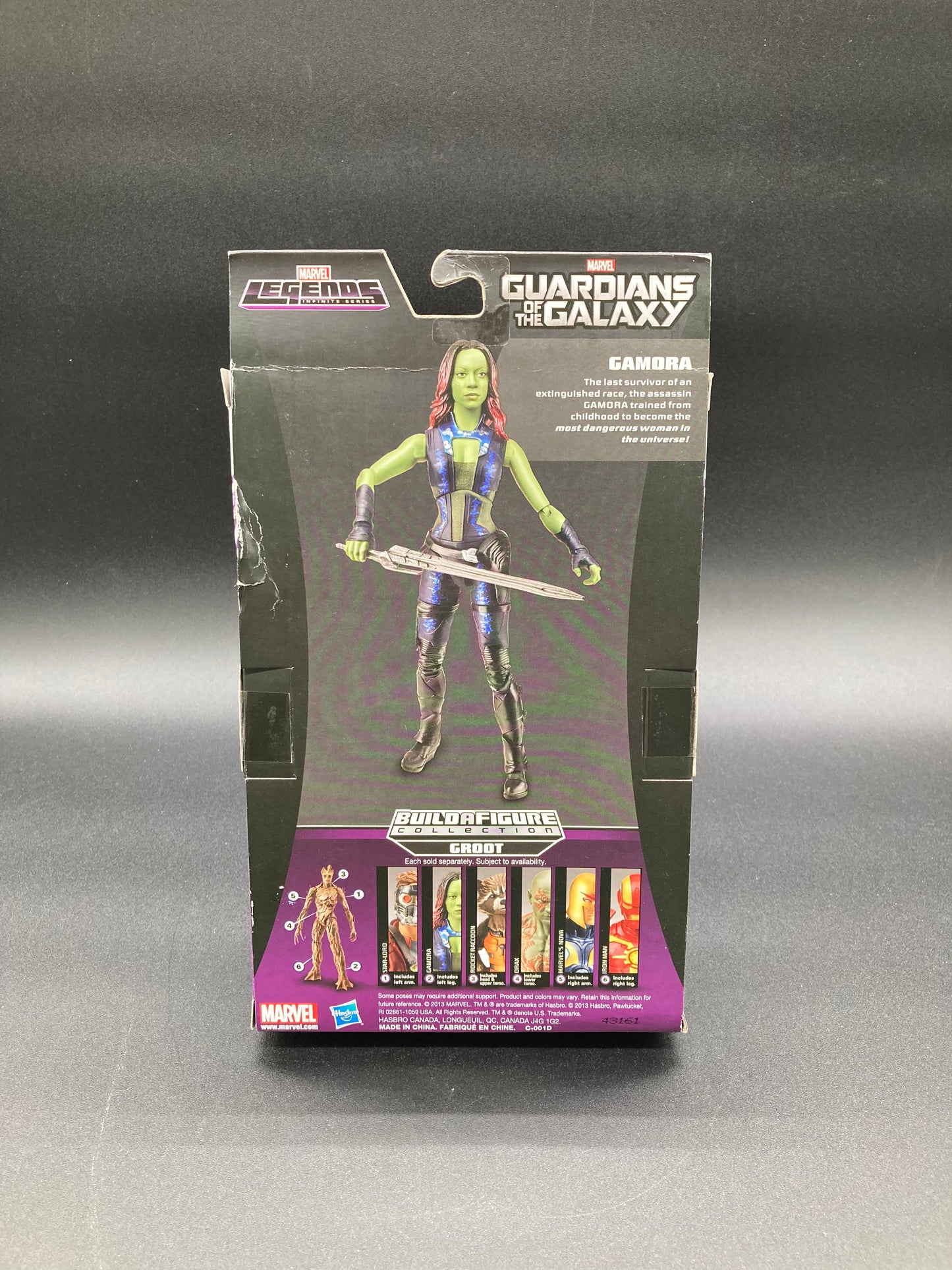 Gamora Marvel Legends Infinite Series Groot BAF 2013 Figure