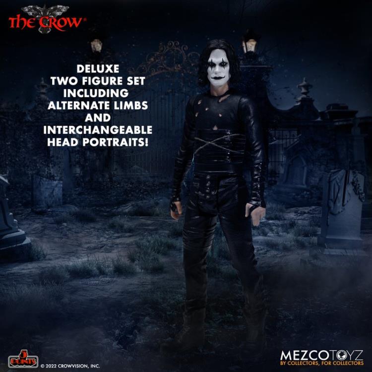 Th Crow Mezco 5-Points Deluxe Two Figure Set