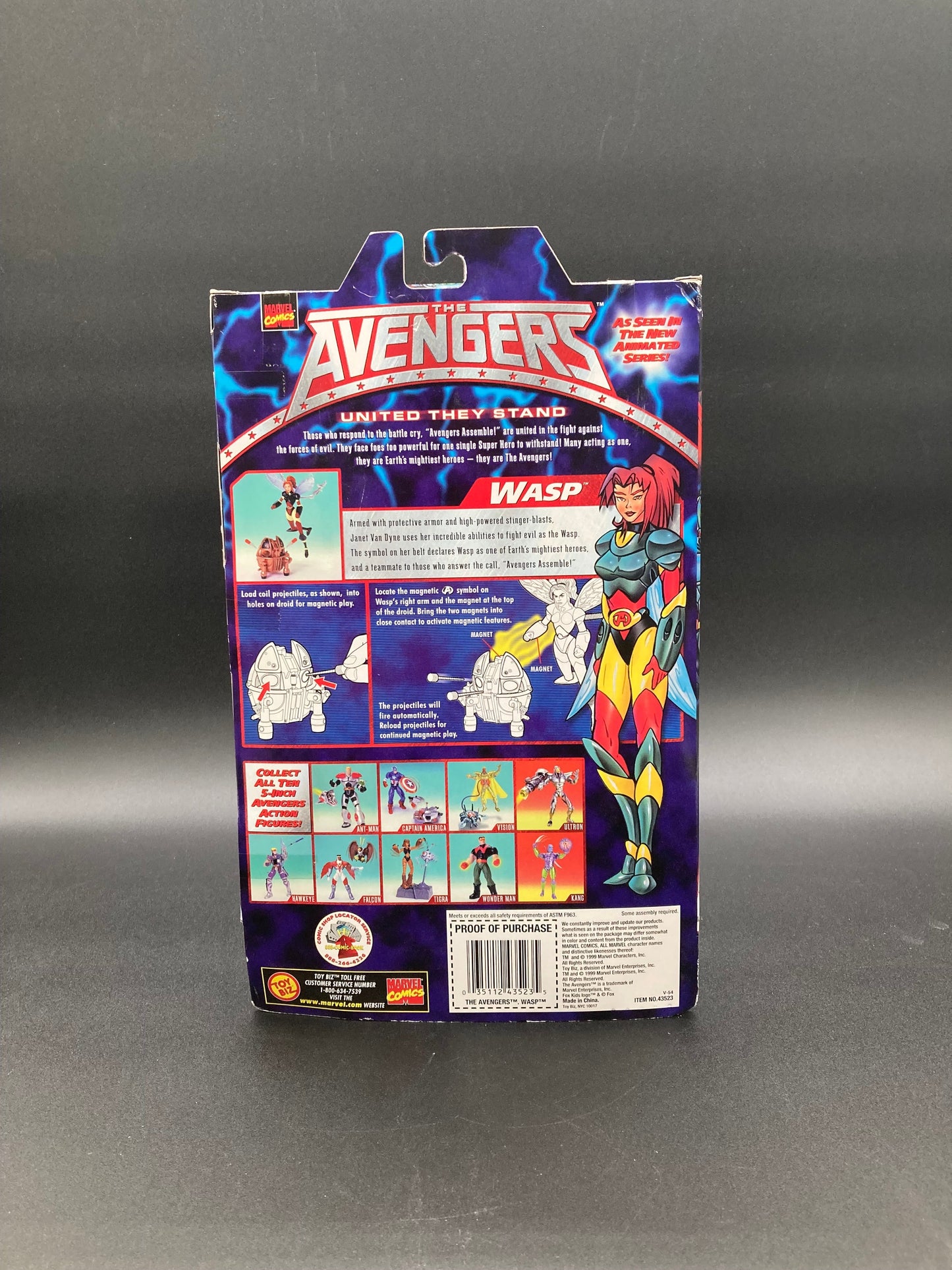 Wasp Toybiz Avengers Figure 1999
