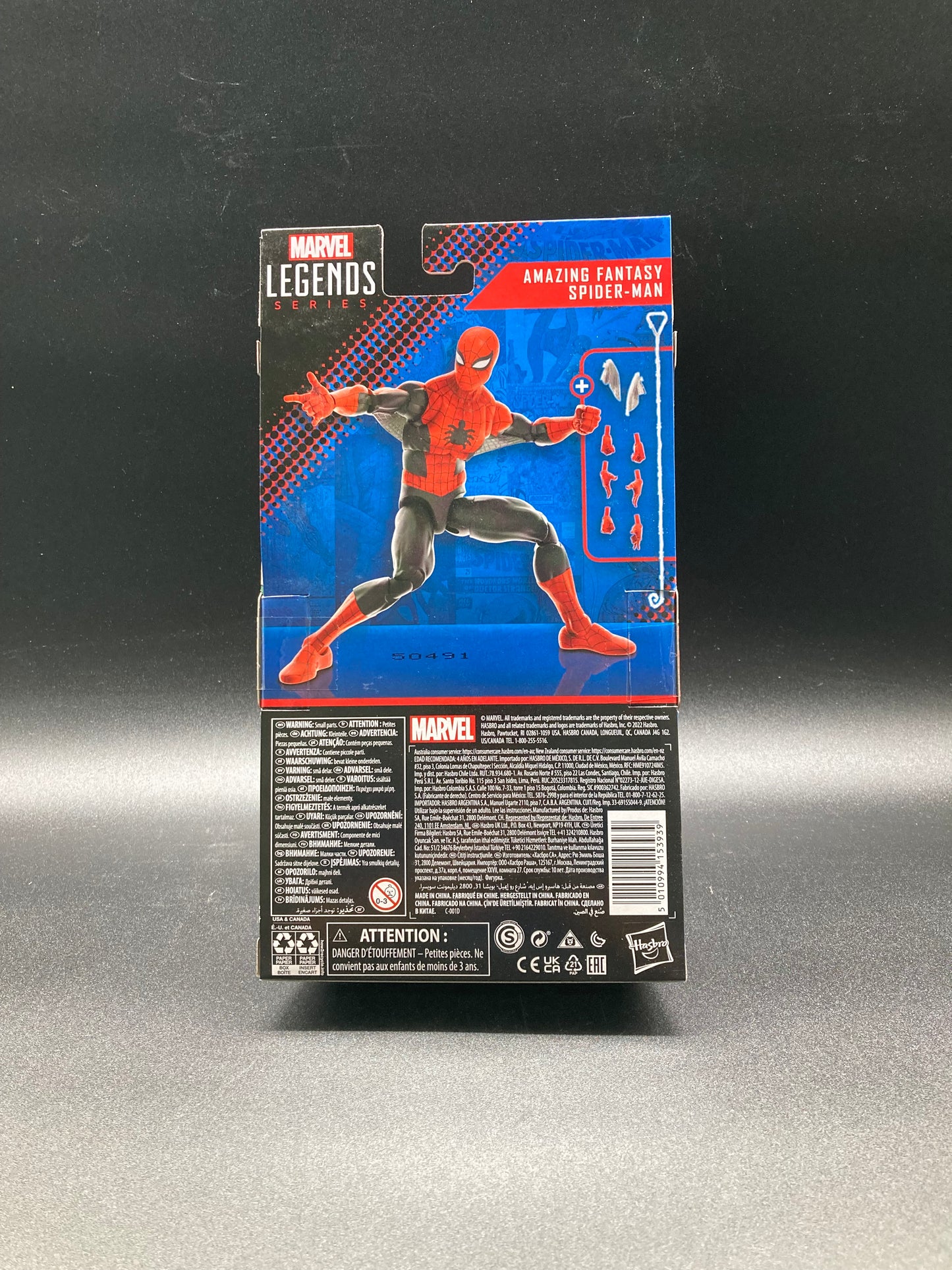 Amazing Fantasy Spider-Man Hasbro Marvel Legends 60th Anniversary Figure