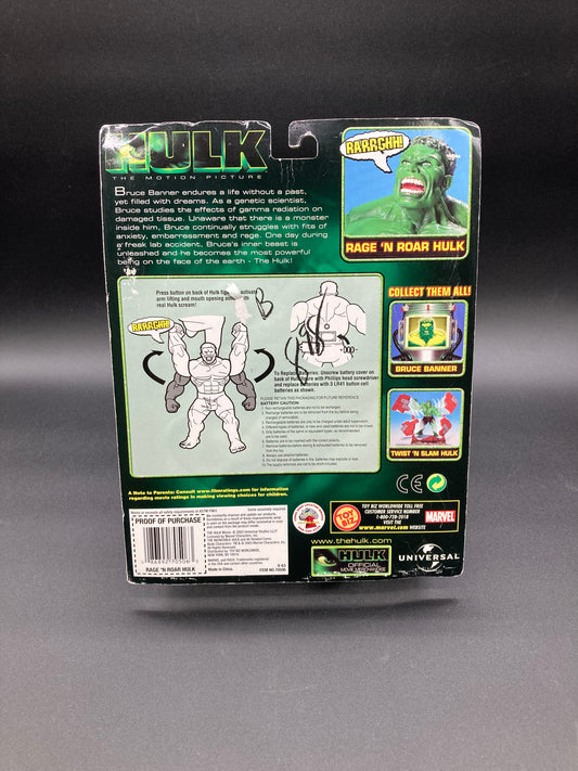 Hulk Movie Toybiz Rage ‘N Roar Hulk 2003 Figure