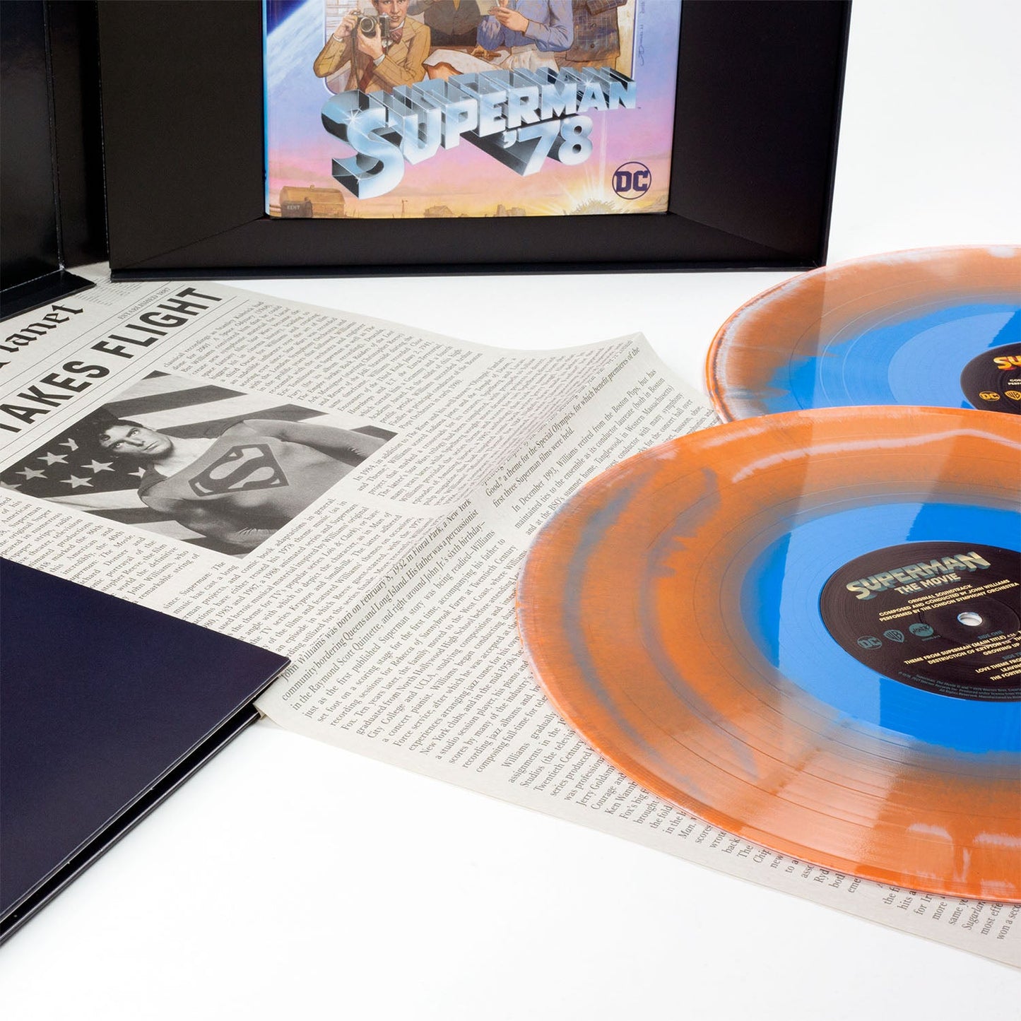 Superman: The Movie MONDO 2XLP Vinyl & Graphic Novel Box Set
