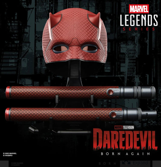 Daredevil Born Again Mask & Billy Club Hasbro Marvel Legends Cosplay Set 2025