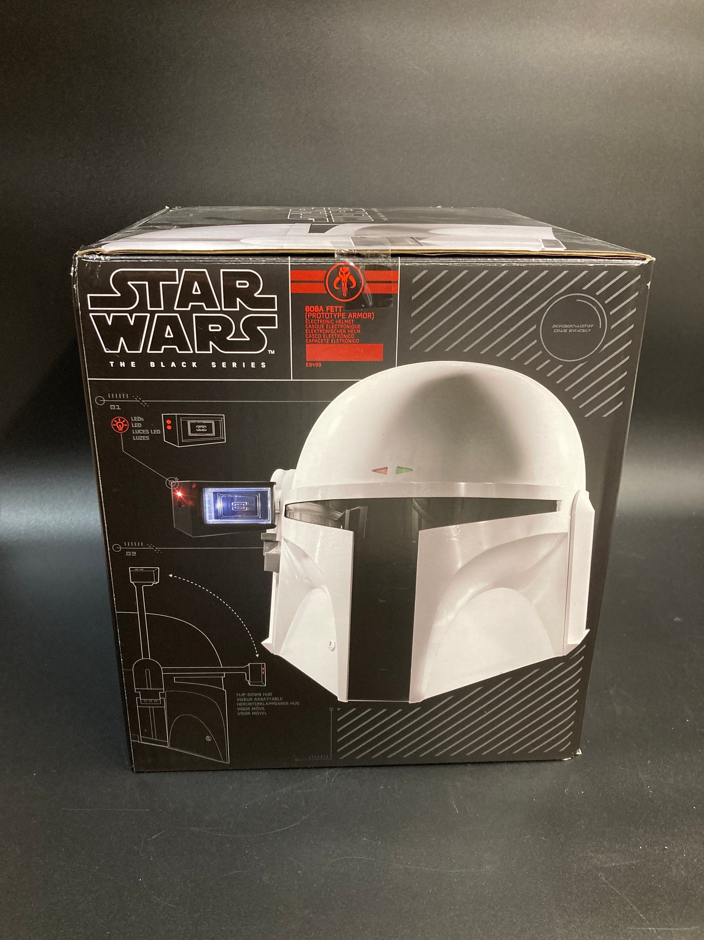Boba Fett (Proto-type Armor) Black Series The Mandalorian Hasbro Star Wars Electronic Cosplay Helmet