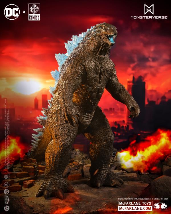 Wonder Woman vs. Godzilla McFarlane DC Multiverse Justice League vs. Godzilla vs. Kong Figure Two-Pack