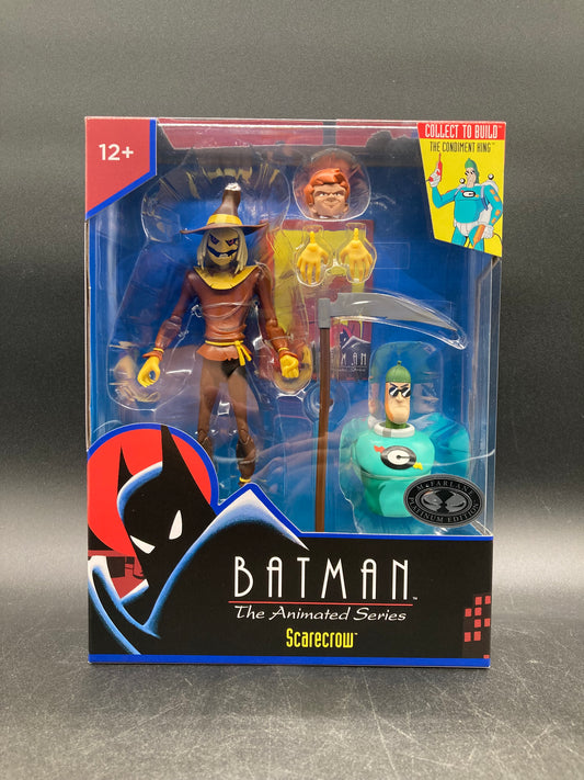 Scarecrow McFarlane Batman Animated Series Platinum Edition Figure 2023 Condiment King CTB