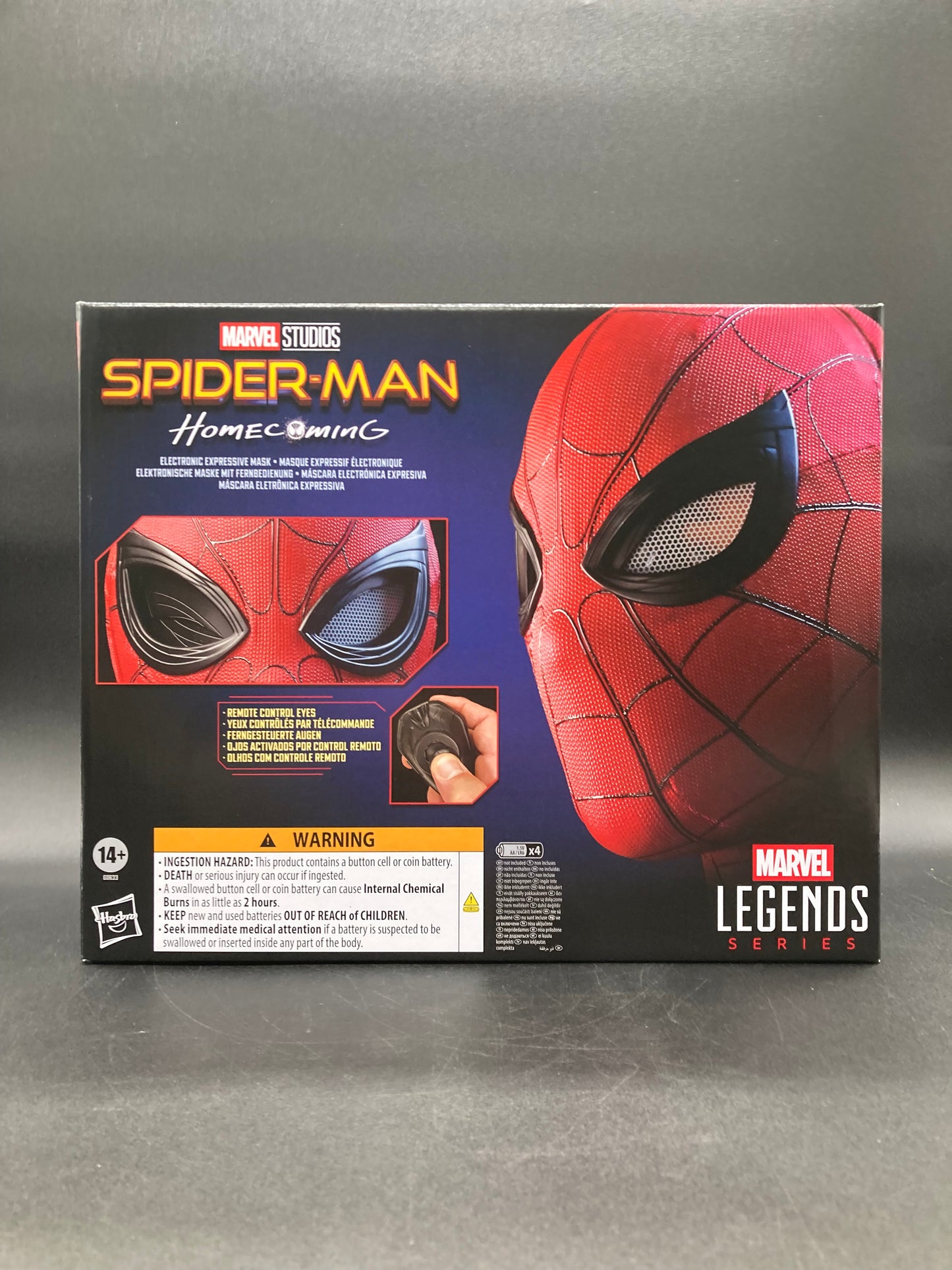 Spider-Man Electronic Expressive Mask Marvel Legends Spider-Man Homecoming 2025