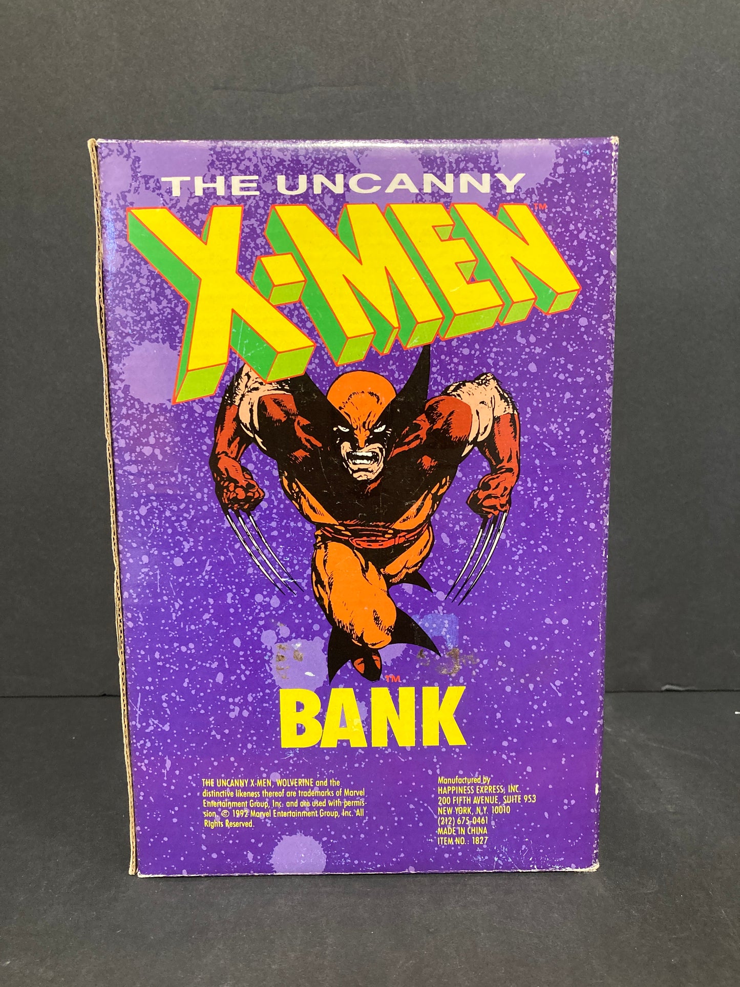 Uncanny X-Men Wolverine Bank 1992 (Open)