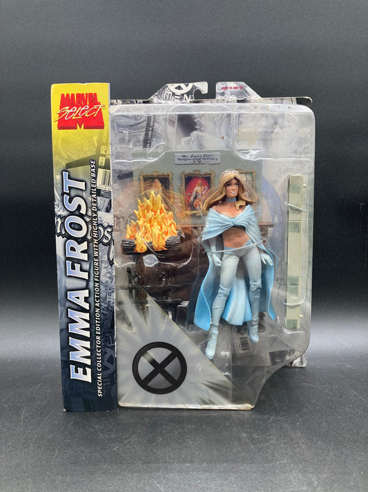 Emma Frost Whit Queen Diamond Select Marvel Select Figure 2005