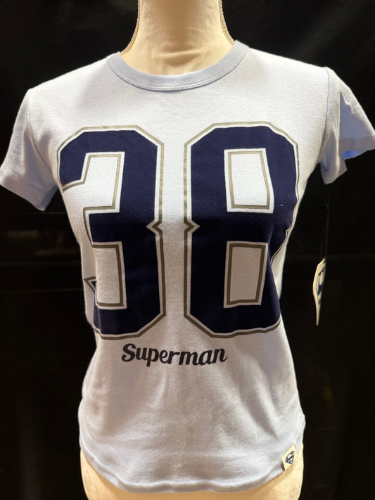 Women's Blue Superman Top