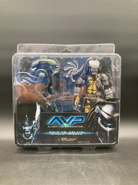 AVP Grid Alien VS Celtic Predator NECA Alien VS. Predator Figure Set