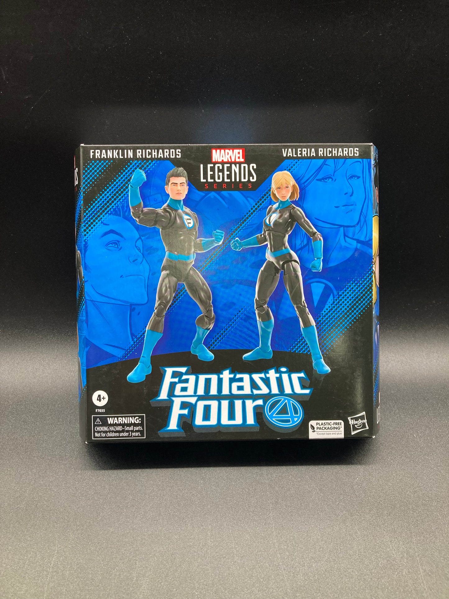 Fantastic Four Franklin & Valeria Richards Hasbro Marvel Legends Figure Set 2023