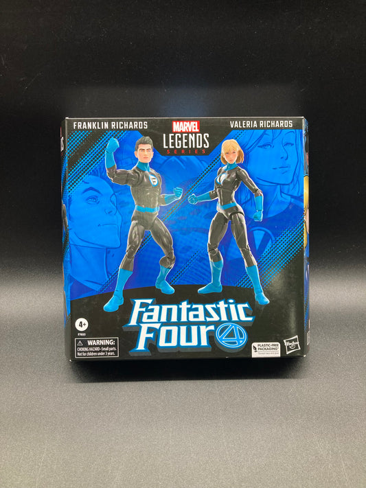 Fantastic Four Franklin & Valeria Richards Hasbro Marvel Legends Figure Set 2023