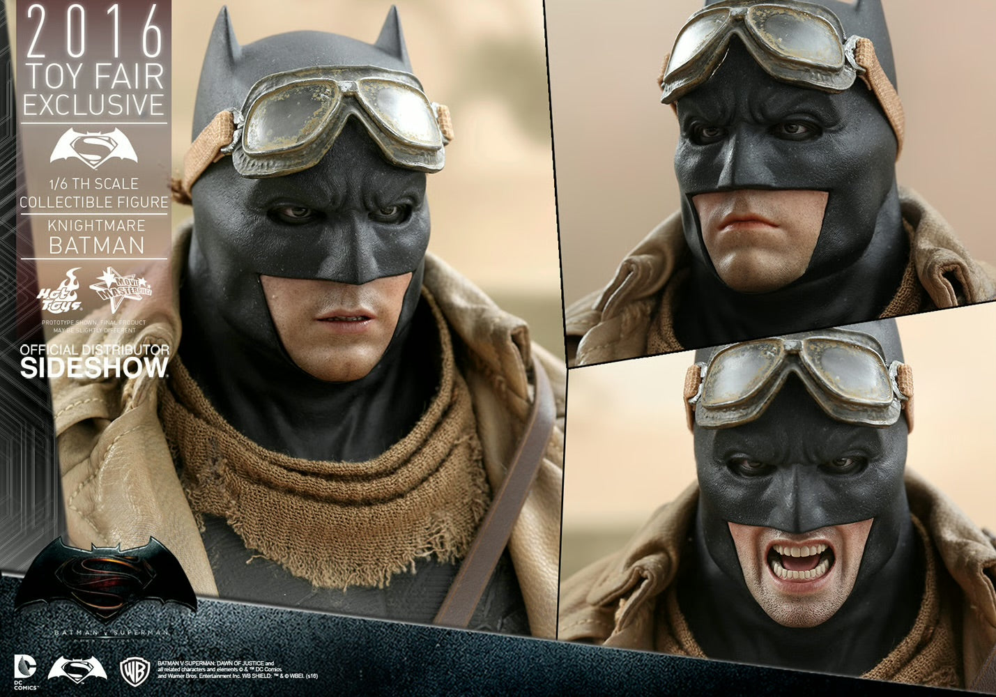Knightmare Batman Hot Toys Sideshow Collectibles Exclusive Sixth Scale Action Figure (Open)