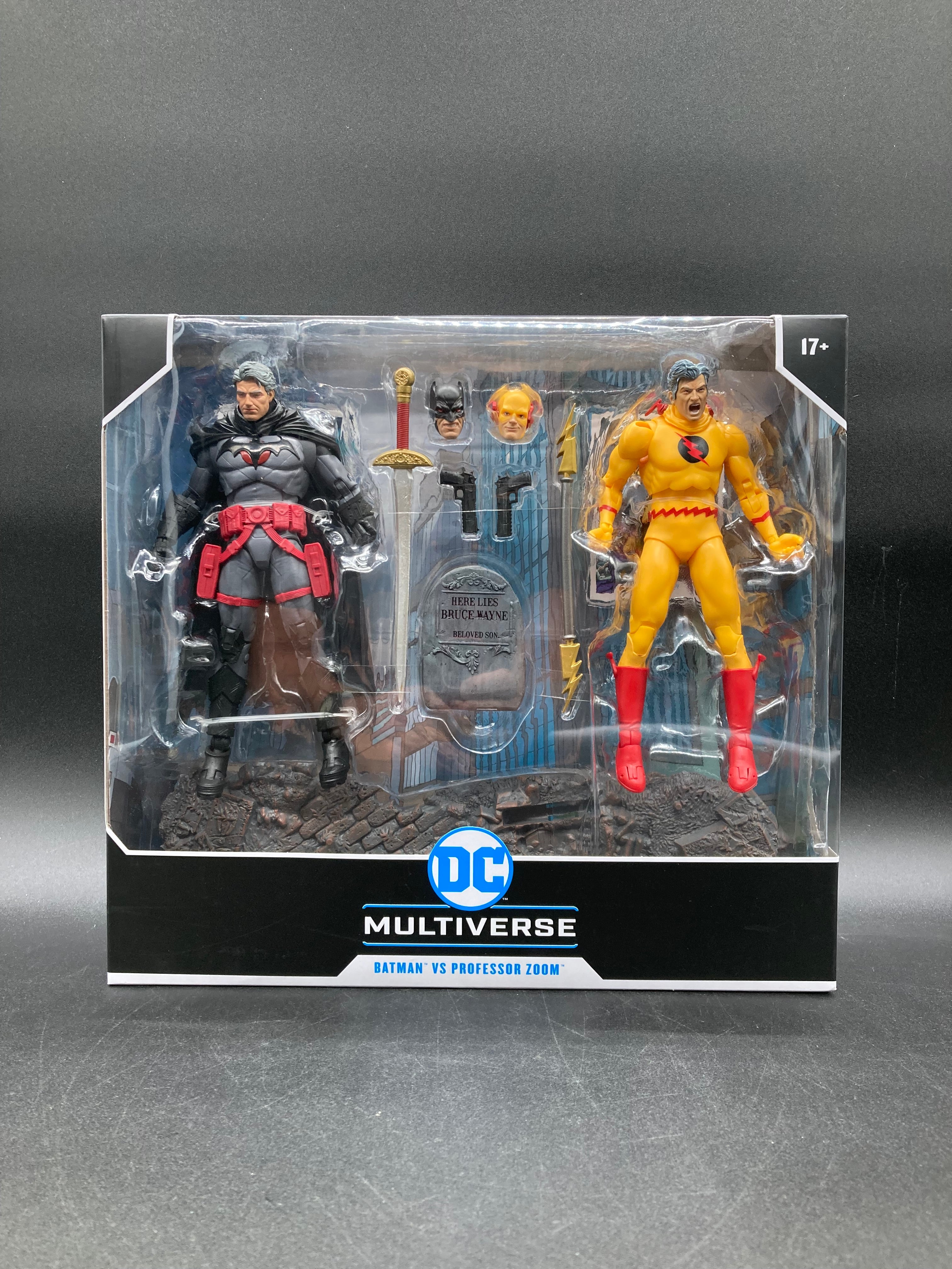 Batman VS Professor Zoom McFarlane DC Multiverse Flashpoint Figure Set 2024