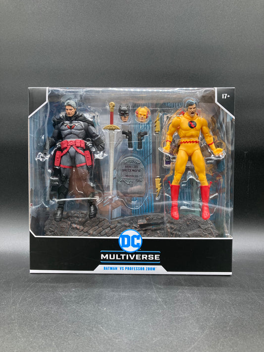 Batman VS Professor Zoom McFarlane DC Multiverse Flashpoint Figure Set 2024