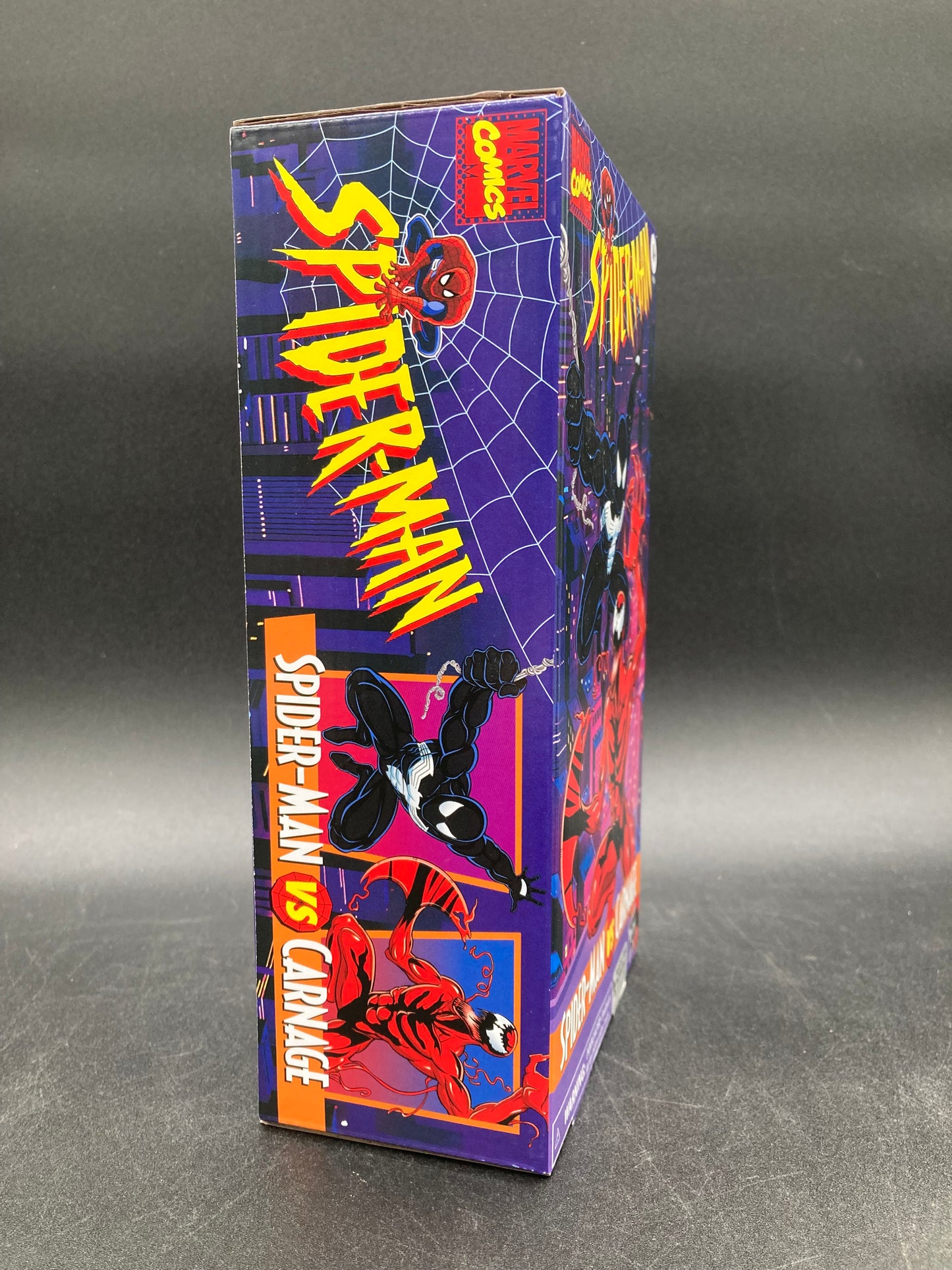 Symbiote Spider-Man & Carnage Hasbro Marvel Legends VHS Spider-Man Animated Series Retro Figure Set 2023