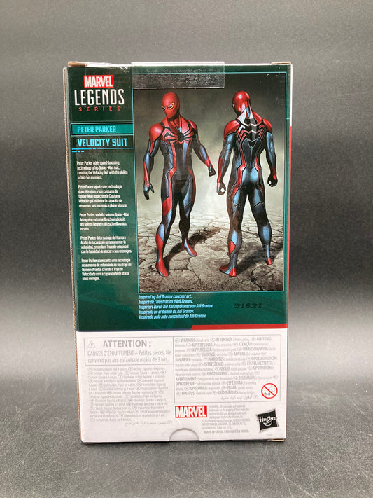 Peter Parker (Velocity Suit) Hasbro Marvel Legends GamerVerse Spider-Man Walmart Exclusive Figure 2025