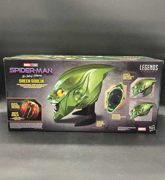 Green Goblin Premium Helmet Hasbro Marvel Legends Series Spider-Man No Way Home 2024 Costume/Cosplay Accessory