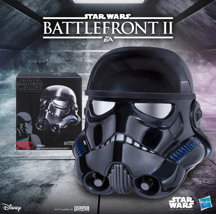 Shadow Trooper Helmet Hasbro Star Wars Black Series Battlefront II Premium Electronic Cosplay Helmet