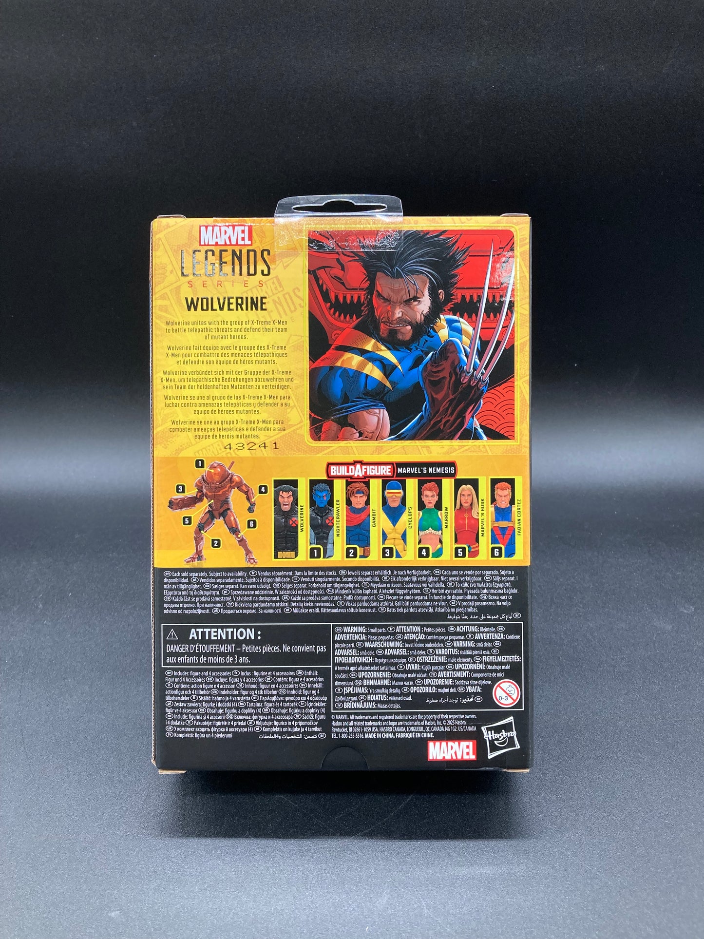 Wolverine Hasbro Marvel Legends X-Men Nemesis BAF 2025