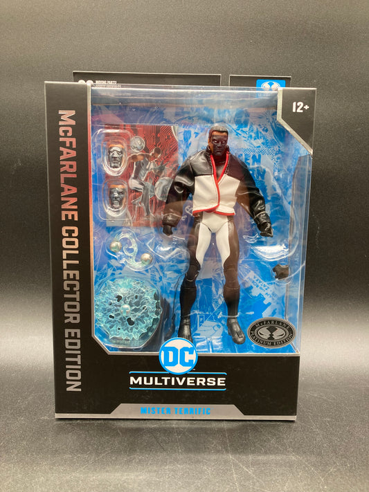 Mister Terrific (Black Variant) McFarlane Collector Edition DC Multiverse JSA Platinum Edition Figure 2024