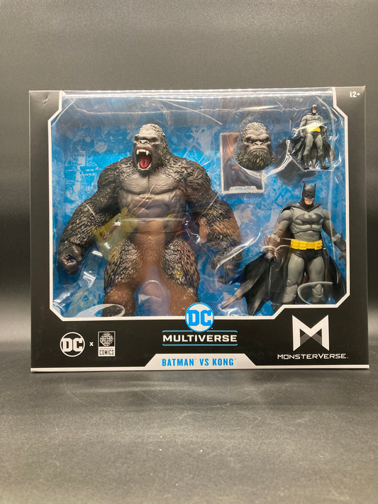Batman VS Kong McFarlane DC Multiverse Legendary Comics MonsterVerse Justice League VS Godzilla VS Kong Figure Set 2025
