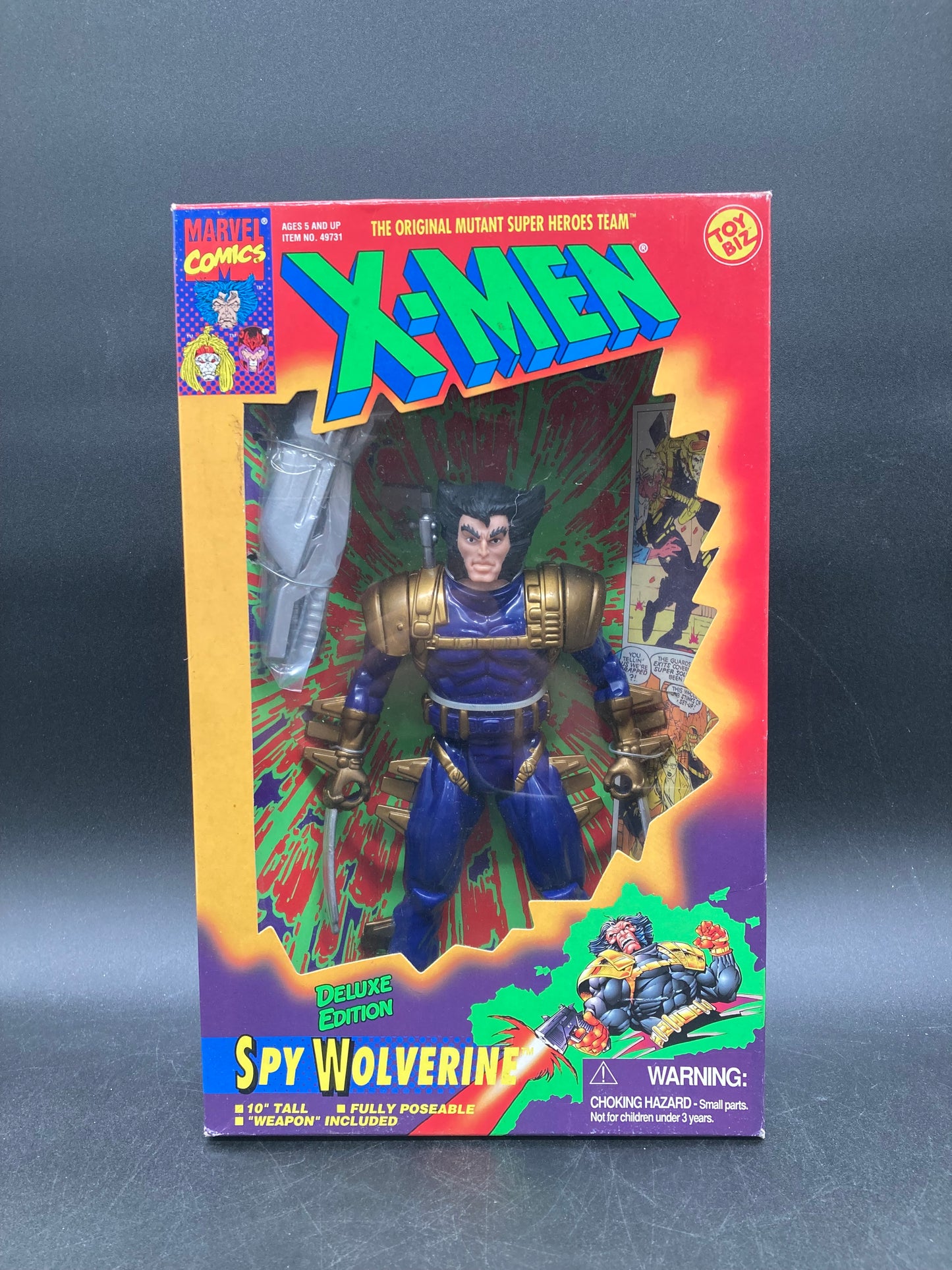 Spy Wolverine Toybiz X-Men Deluxe Edition 10” Figure 1996