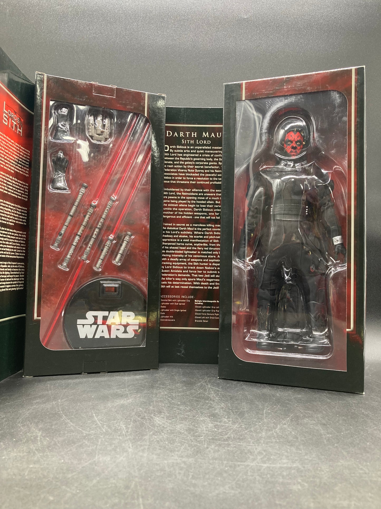 Darth Maul & Sith Probe Droids Sideshow Collectibles Star Wars Lords Of The Sith 1:6 Scale Inclusive Figure Bundle 2006