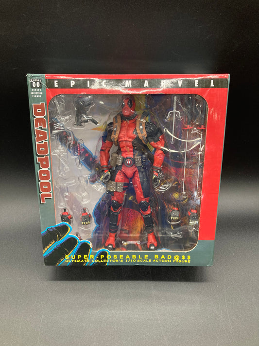 Deadpool Super-Poseable
Bad@$$ 1/10 scale NECA Figure (Opened)
