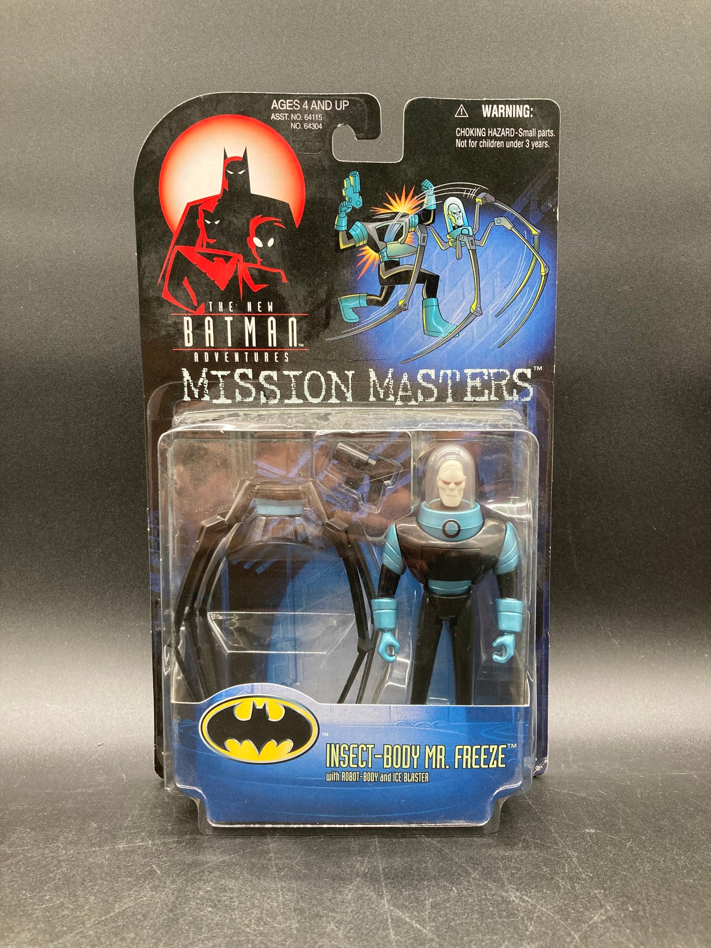 Insect Body Mr. Freeze Kenner New Batman Adventures Animated Series Mission Masters Figure 1998