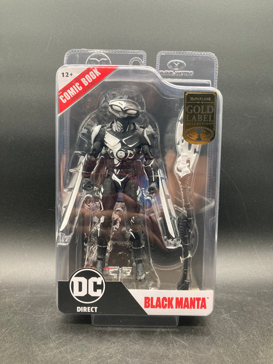 Black Manta McFarlane DC Direct Aquaman #1 Gold Label Figure