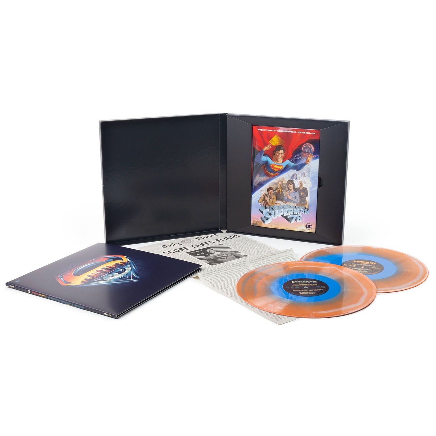 Superman: The Movie MONDO 2XLP Vinyl & Graphic Novel Box Set