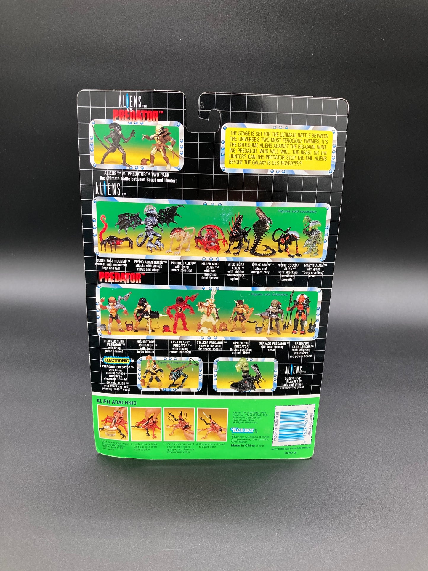 1994 Kenner ALIENS Arachnid Alien Figure