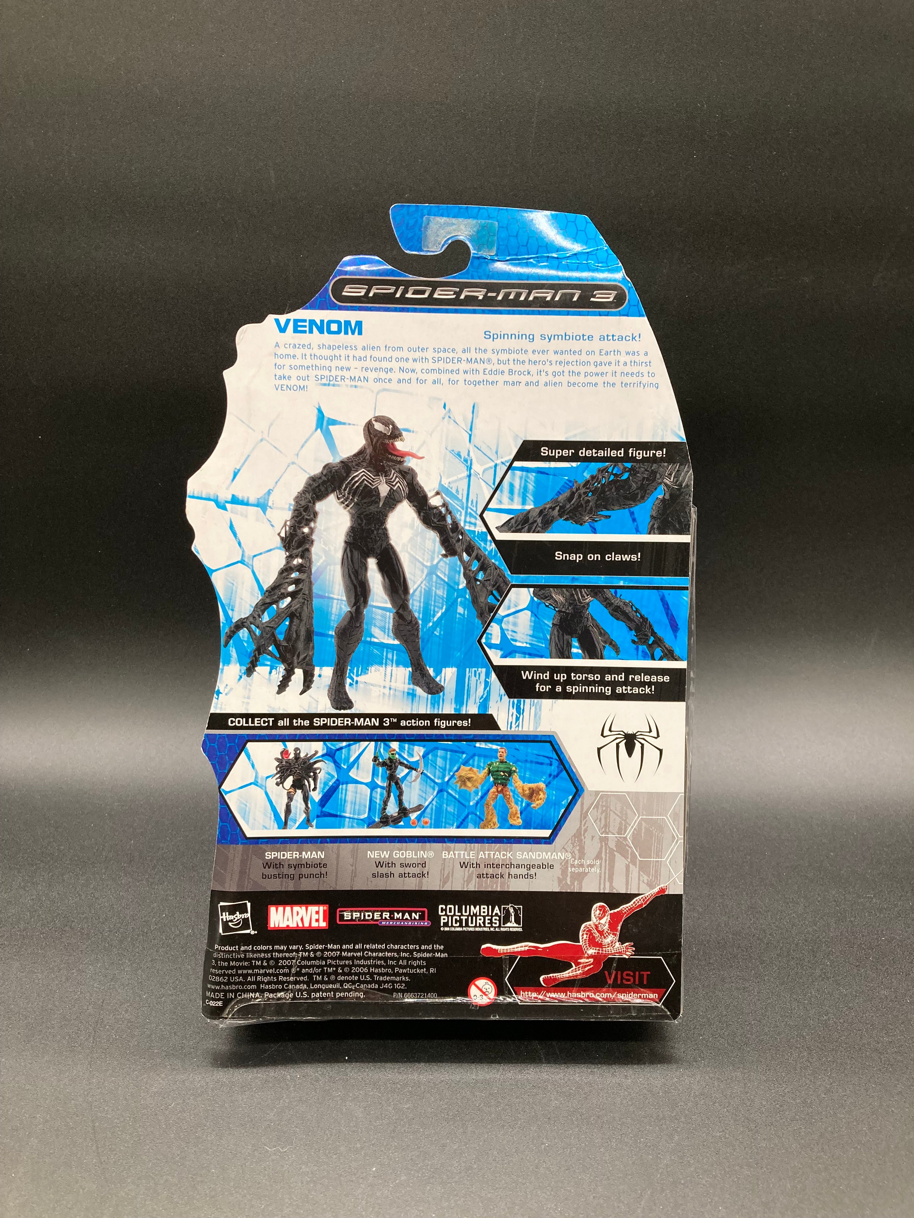 Venom Hasbro Spider-Man 3 Figure 2007 – Uncanny Toys & More