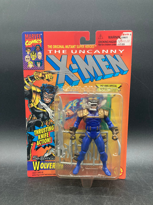 Wolverine 5th Edition (Blue Variant) Toybiz X-Men Figure 1996