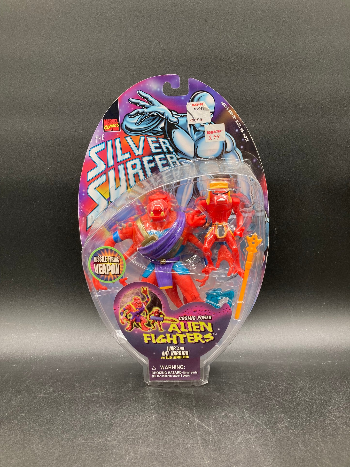 Meegan Alien Toybiz Silver Surfer Figure 1997