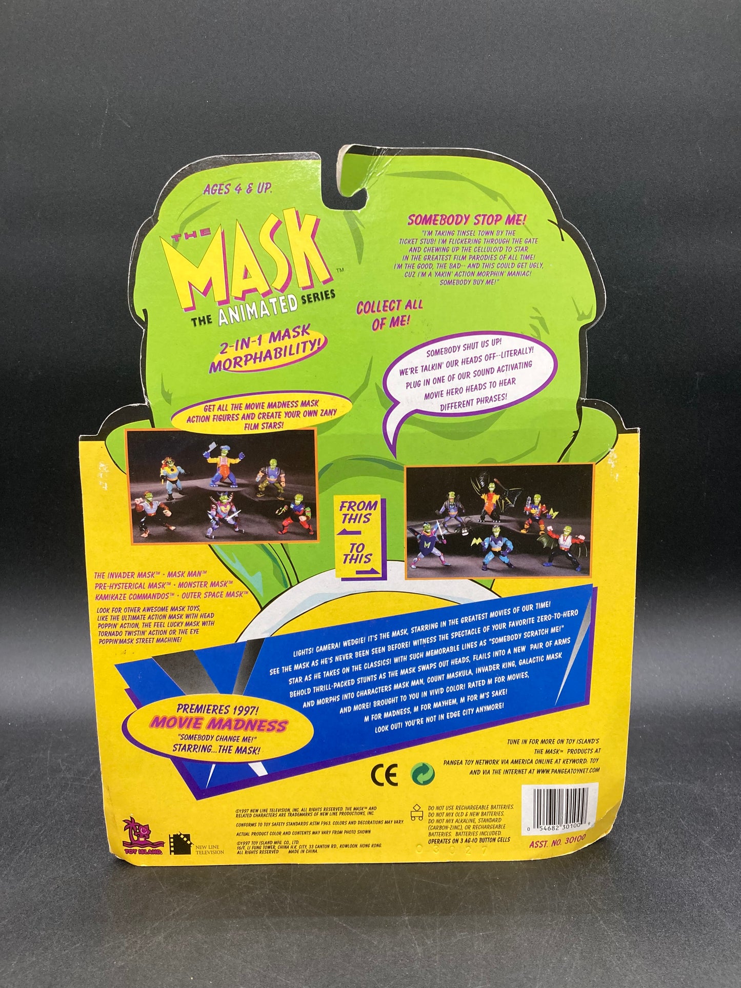 Kamikazi Commandos Toy Island The Mask Animated Series Movie Madness Figures 1997