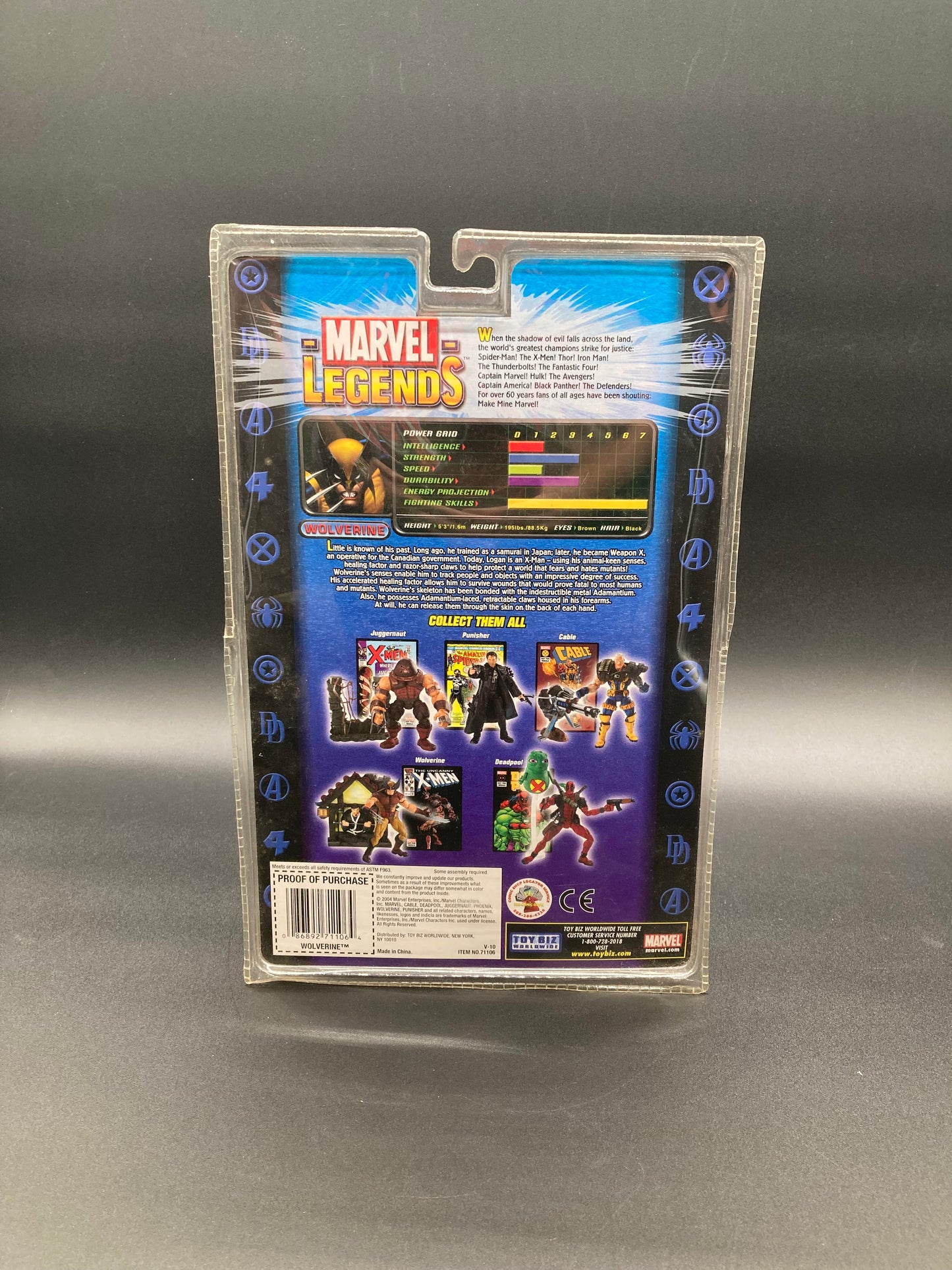 Wolverine Marvel Legends Toybiz 2004