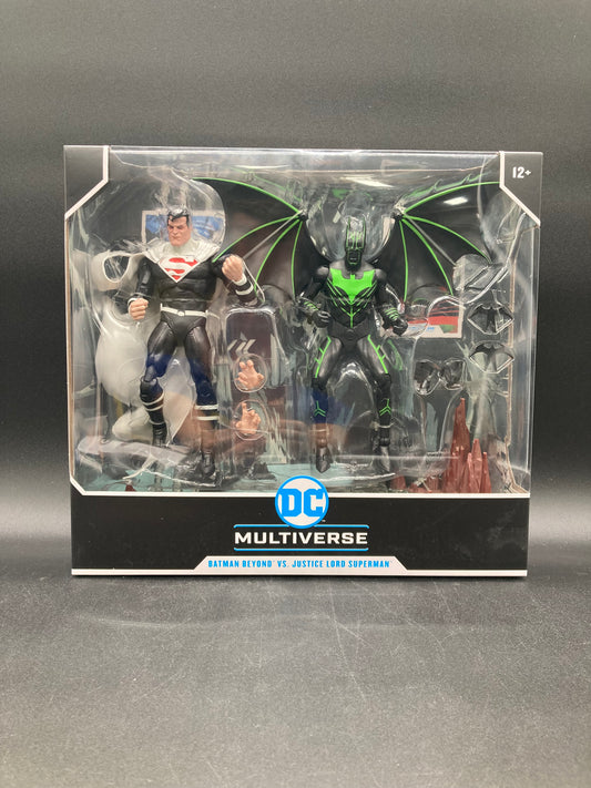 Batman Beyond VS Justice Lord Superman McFarlane DC Multiverse Figure Set 2023
