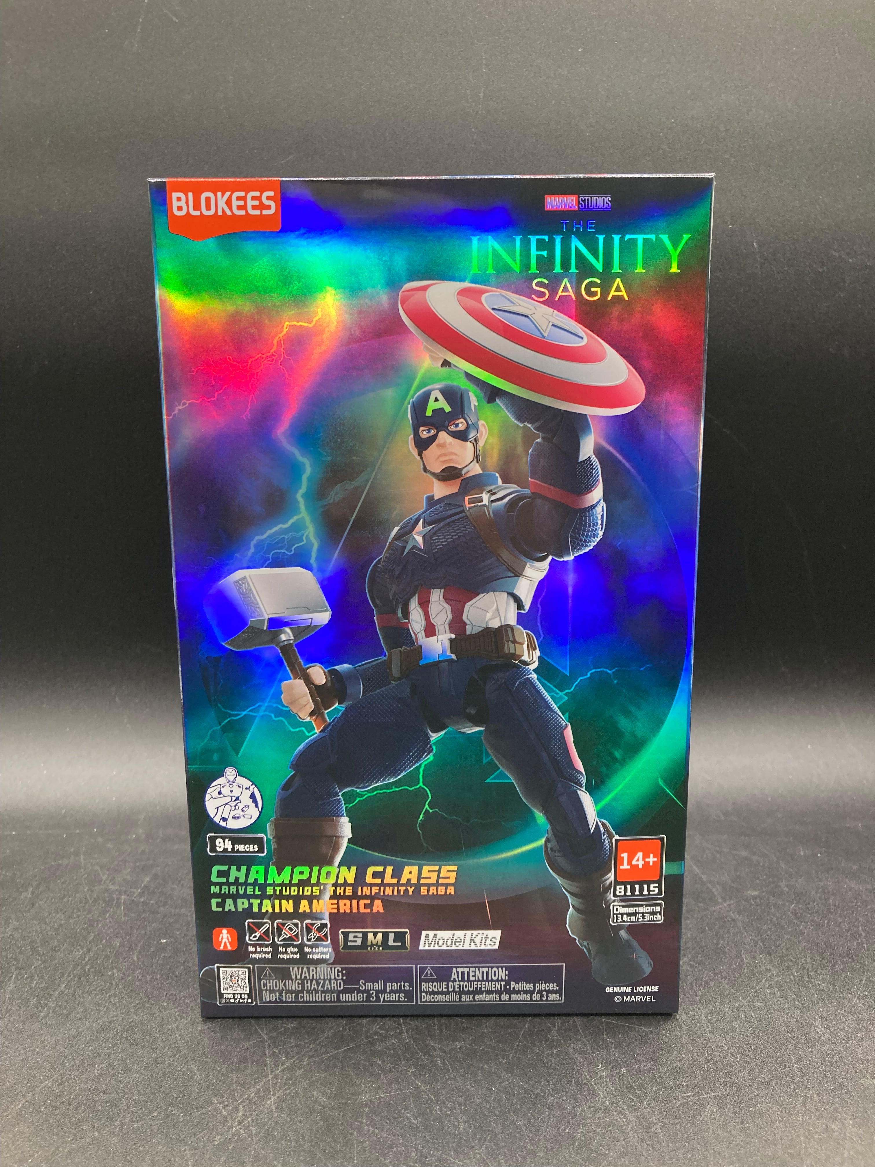 Captain America Blokees Marvel Infinity Saga Champion Class CC03 Model Kit
