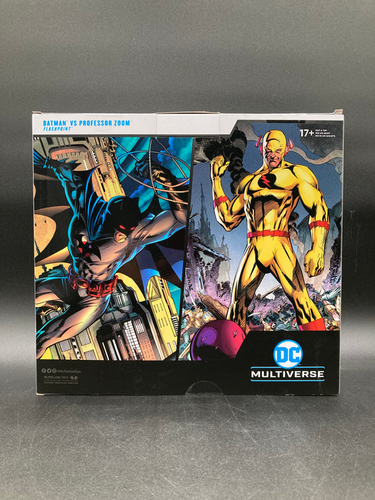 Batman VS Professor Zoom McFarlane DC Multiverse Flashpoint Figure Set 2024
