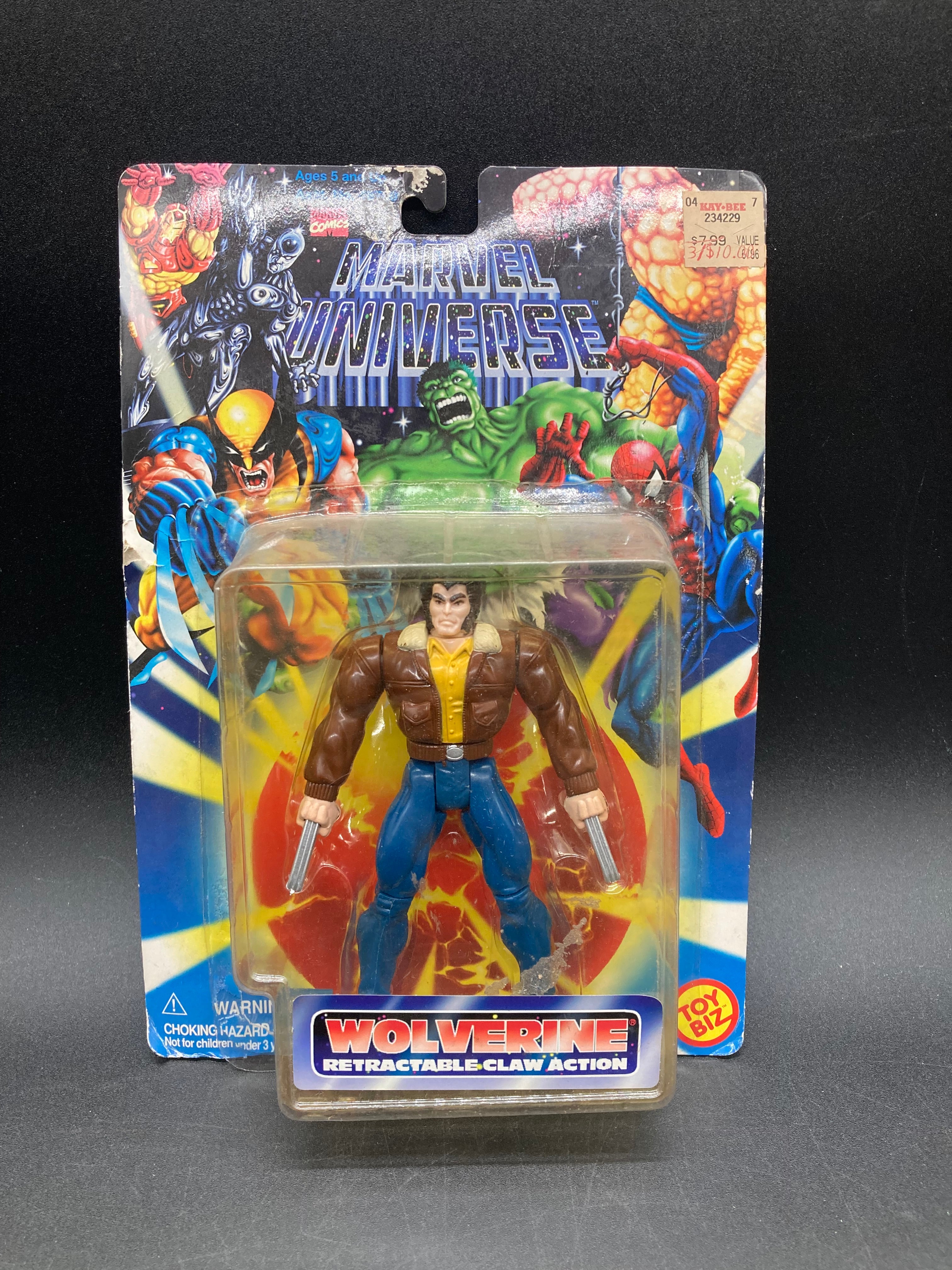 Wolverine (Street Clothes) Toybiz Marvel Universe Figure 1996