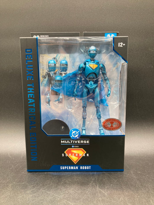 Superman Robot “4” McFarlane Deluxe Theatrical Edition DC Multiverse Superman Movie Figure 2025