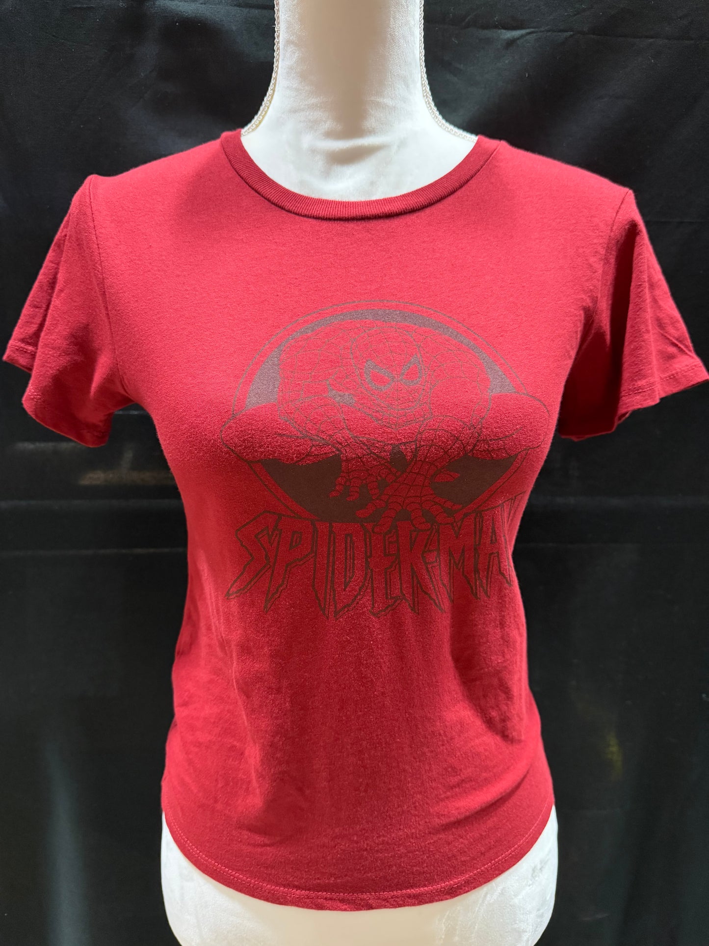 Red Spider-Man Posed Graphic T-Shirt for Women