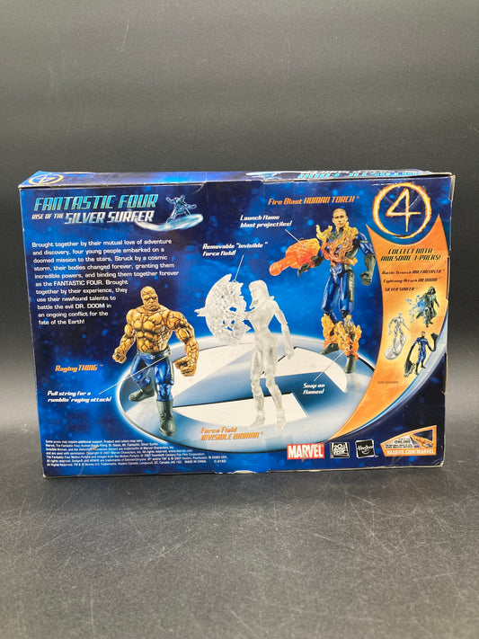 Human Torch, The Thing & Invisible Woman Hasbro Fantastic Four Rise Of The Silver Surfer Commemorative DVD Collection Walmart Exclusive Figure Set 2007
